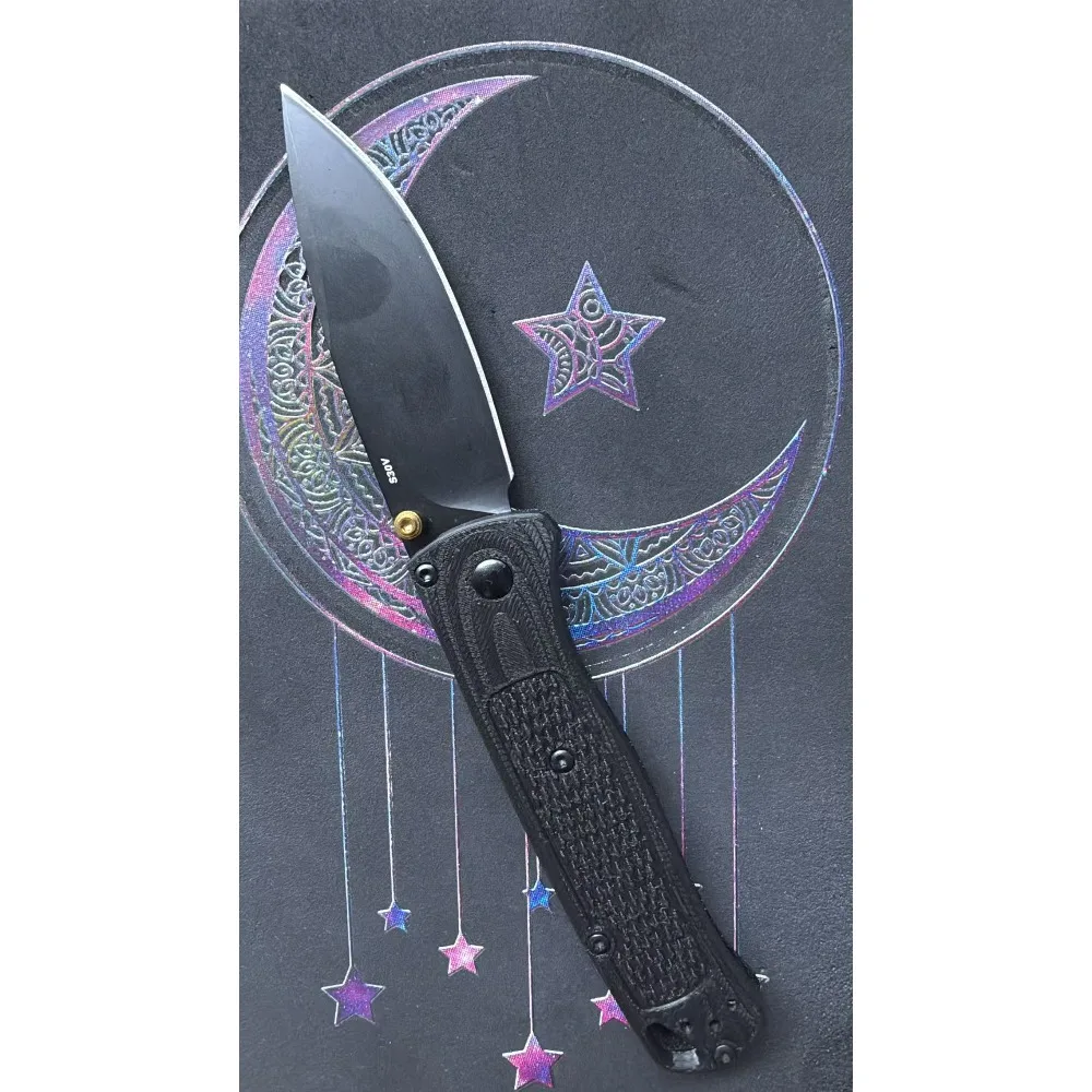 High-quality durable BM535 nylon fiber handle 9Cr18MoV blade folding knife outdoor camping men's pocket knife
