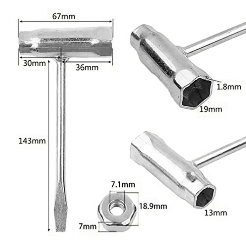 Chainsaw Repair Tool Set 6 Nut Kit Compatible with For MS170 MS180 Series High Strength Stainless Steel Construction