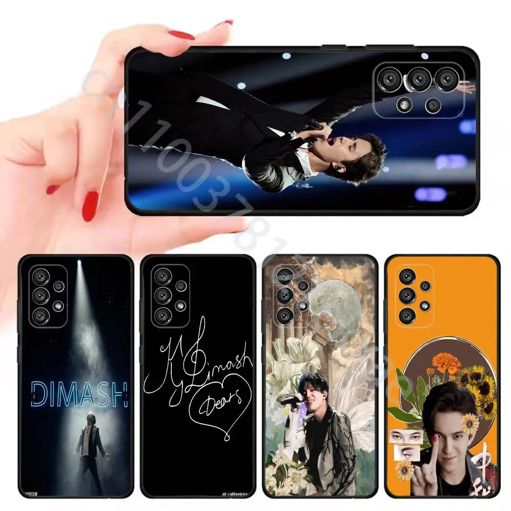 Singer D-Dimash K-Kudaibergens Phone Case For Samsung Galaxy A13,21s,22,31,32,52,53,71,80,A91 Soft Black Cover