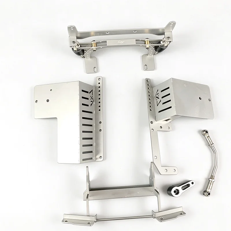 LXYRC Metal Simulation Car Shell Three Sets for 1/14 Tamiya RC Truck for Iveco Car