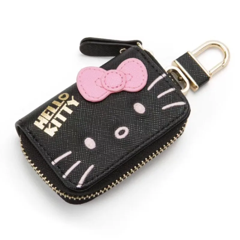 My Melody Keychain Pendant Kuromi Cartoon Cute Character PU Backpack Coin Bag Car Key Storage Bag Girl Exquisite Birthday Gifts