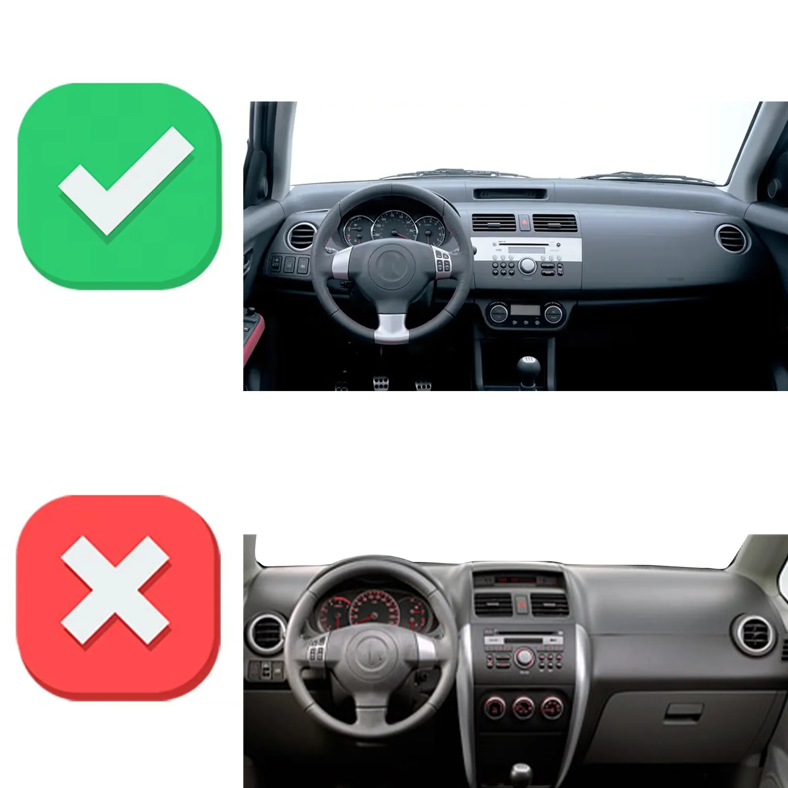 fit for Suzuki Swift 2005 2006 2007 2008-2010 Car Accessories DashMat Sunshade Dashmat Dashboard Cover Pad Protective Carpet