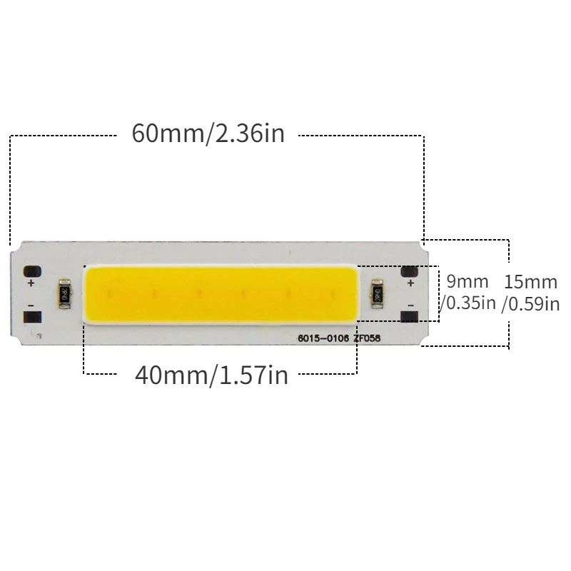 Bright Small Led 5 Volt Strip Cob Small Thread USB Light Source Bulbs Strip Tubes Spot COB Lantern DIY DC 5V 2W Lamp Diode