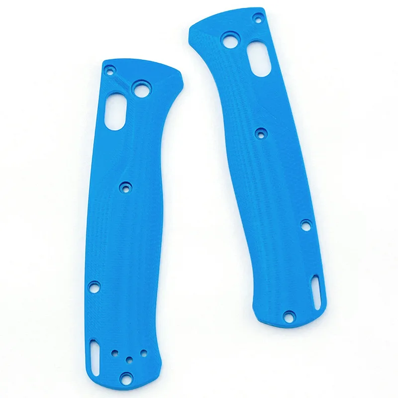Imagem -05 - Custom Crossfade Knife Escalas Patches para Benchmade Facas Fazendo Acessórios Peças 11 Cores G10 Bugout 535 Par