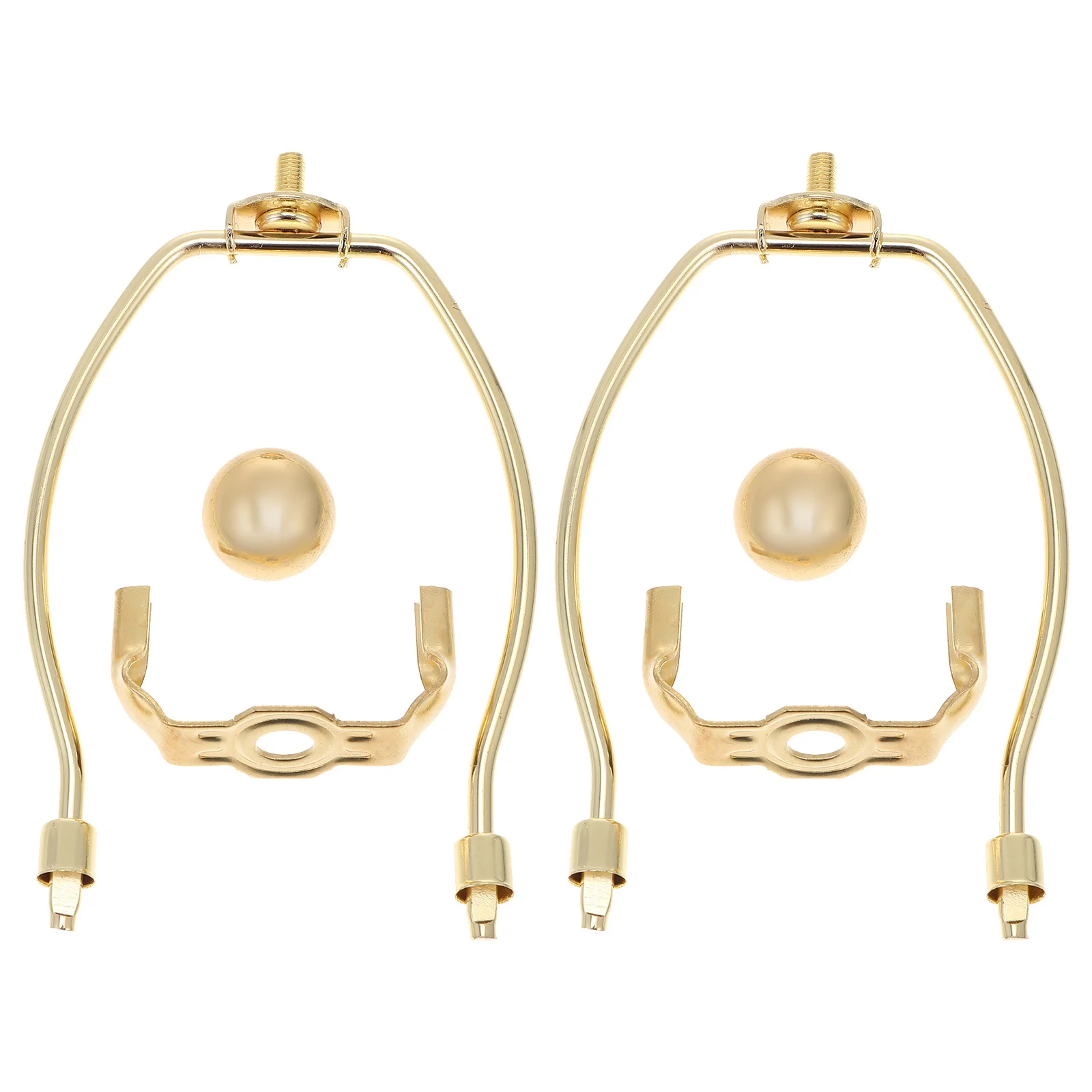 

2 pcs Lamp Shade Harp Holder Stainless Steel Anti-Rust Lampshade Bracket For Table Floor Crystal Lamps Lighting Fixture