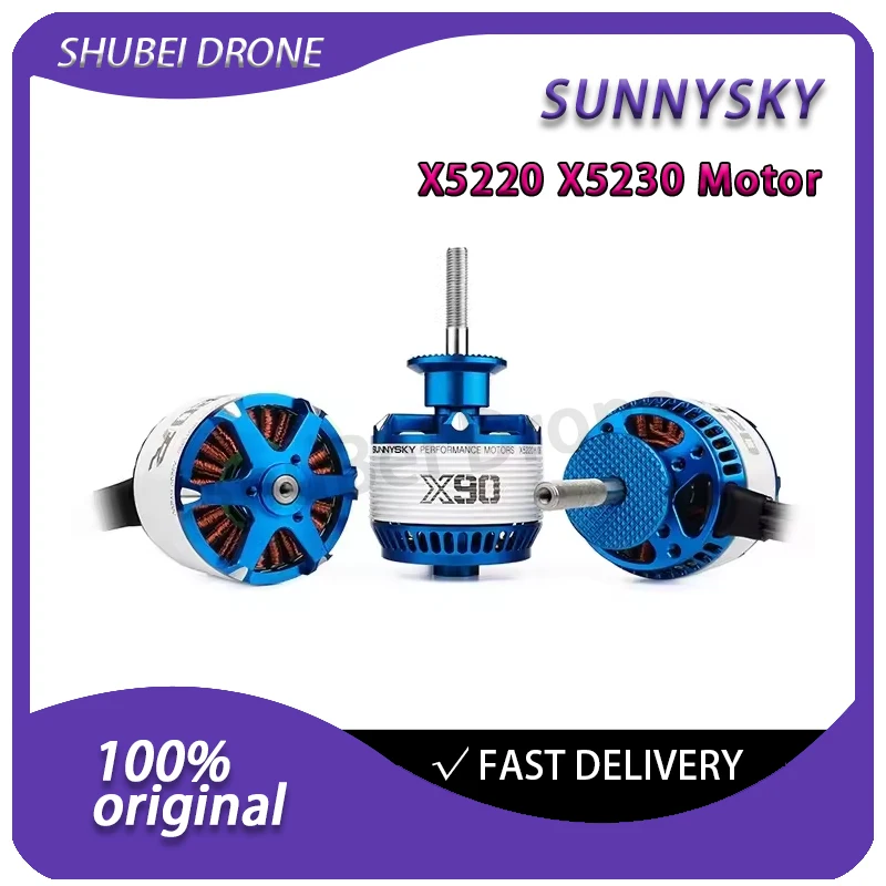 SUNNYSKY X Series III X5230 200KV X5220 380KV Motor 2500W-3900W Max Power Brushless DC Motor for Large Scale RC Drone Fixed-wing