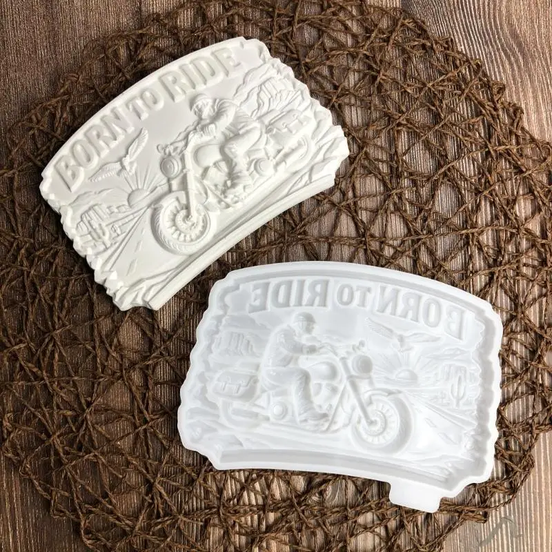 Single-Body Decorative Plaque Molds, Flexible Casting Mould That Bends Away During Release for Wall Hangings and Display Y5GB