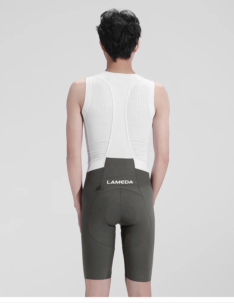 LAMEDA Radfahren Trägerhose Herren Rennrad Shorts Langstrecken Pad Reithose Professionelle Radfahren Shorts Sommer Fahrrad Kleidung – Detail 15