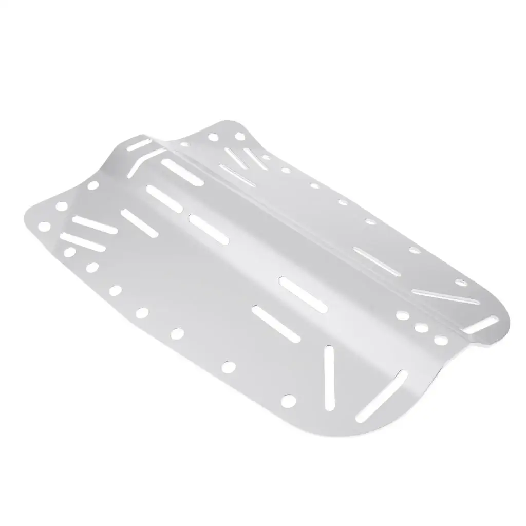 Universal Scuba Backplate with Mounting Slots Dive Harness System Diving Accessories Equipment for Diver