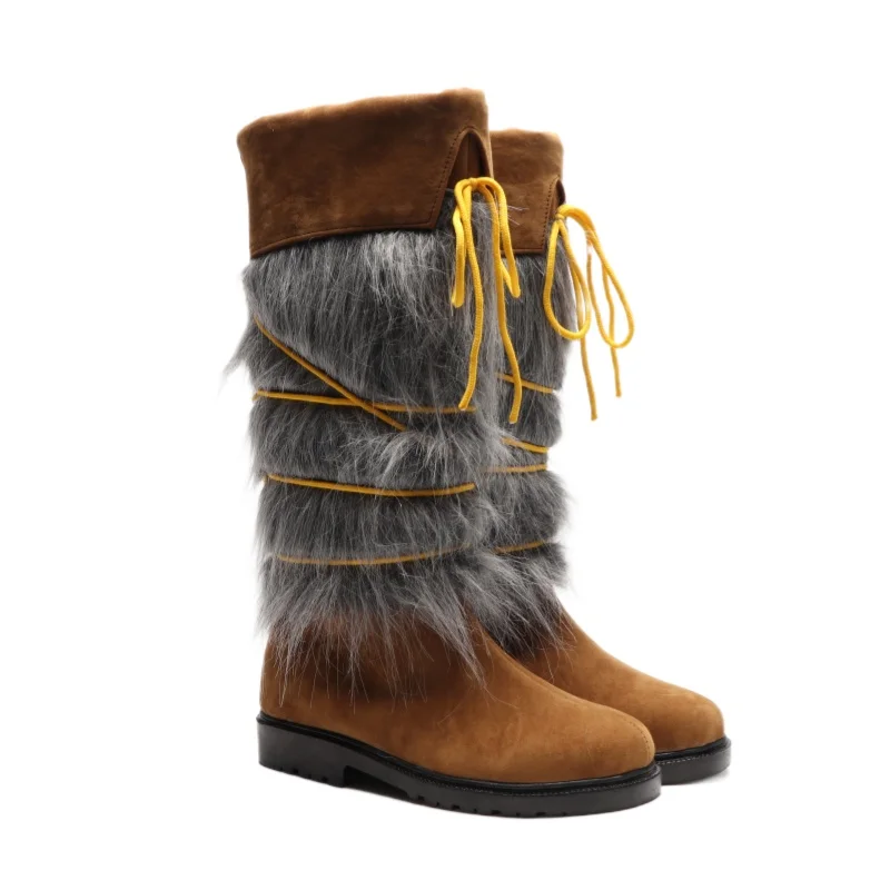 VINLAND SAGA Thorfinn Karlsefni Costume Cosplay Scarpe Anime Stivali fatti a mano in ecopelle