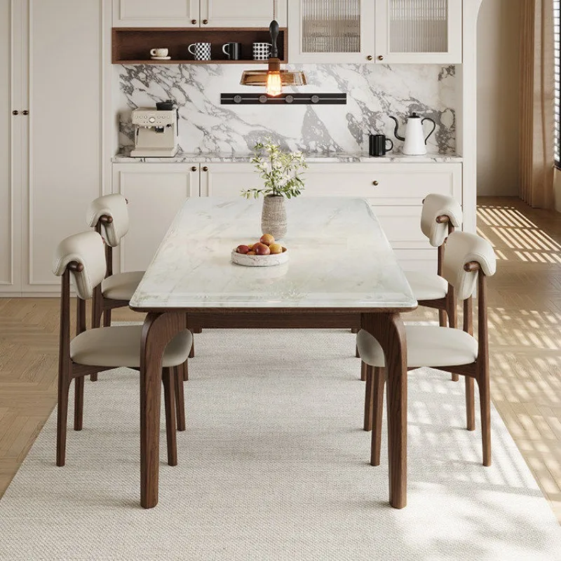 Study Restaurant Dining Table Mobile Kitchen Luxury Modern Living Room Designer Dining Table Writing Muebles Home Furniture