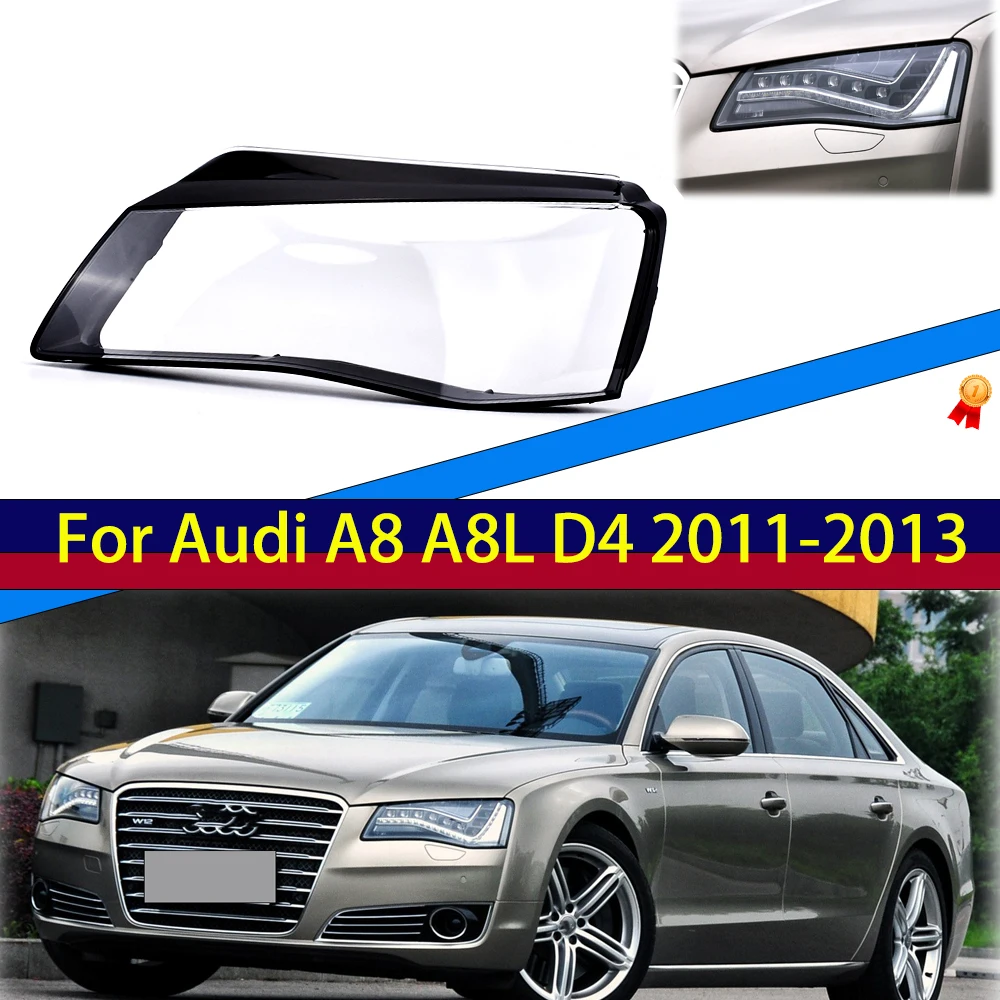 

Для Audi A8 S8 D4 2011 2012 2013: Прозрачная крышка фары, рассеиватель, корпус фары, линза из плексигласа, высокое качество