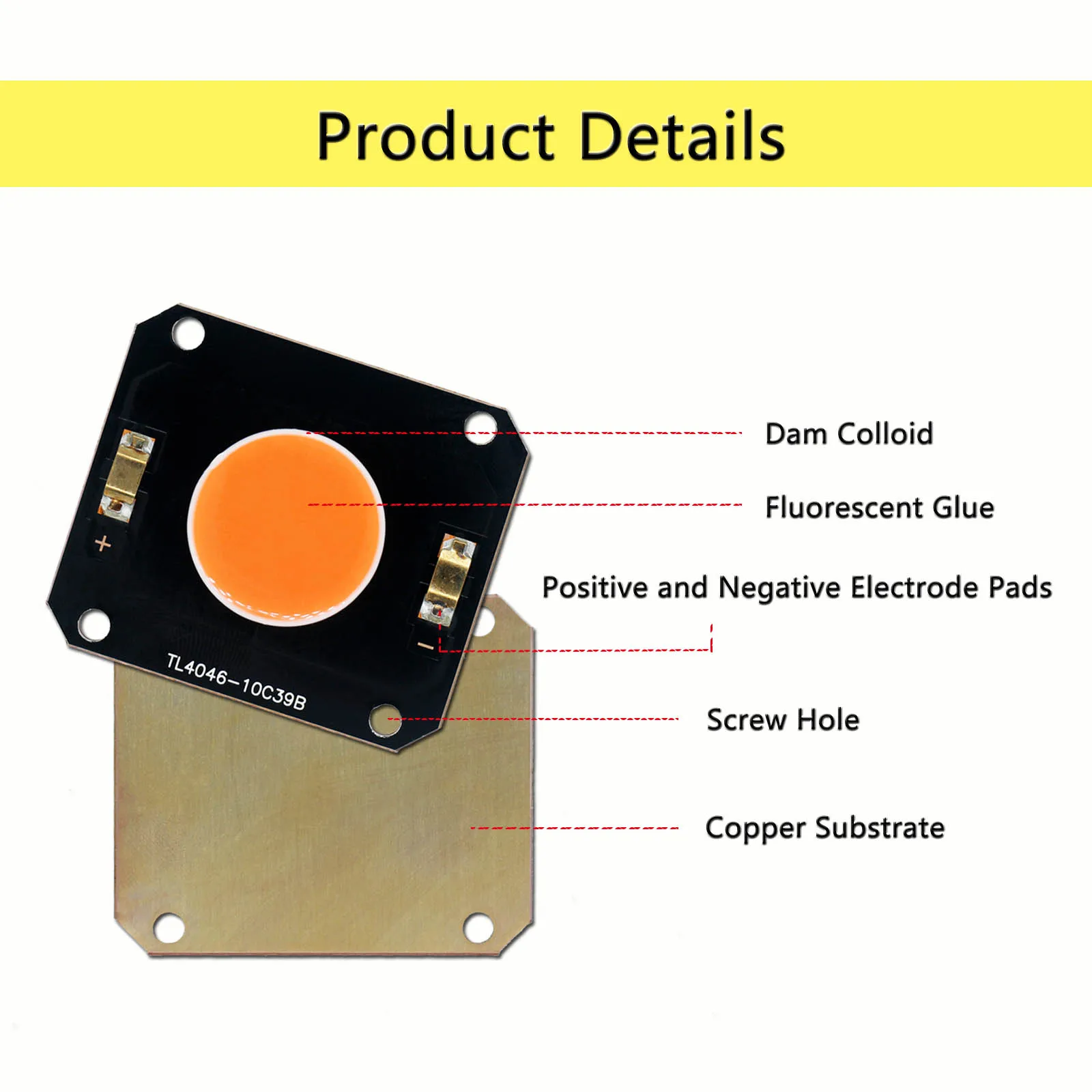 Chip LED COB para cultivo de plantas de interior, luz de espectro completo, DC29-31V, 6000mA, iluminación para enfermería y crecimiento de flores, 150-200W