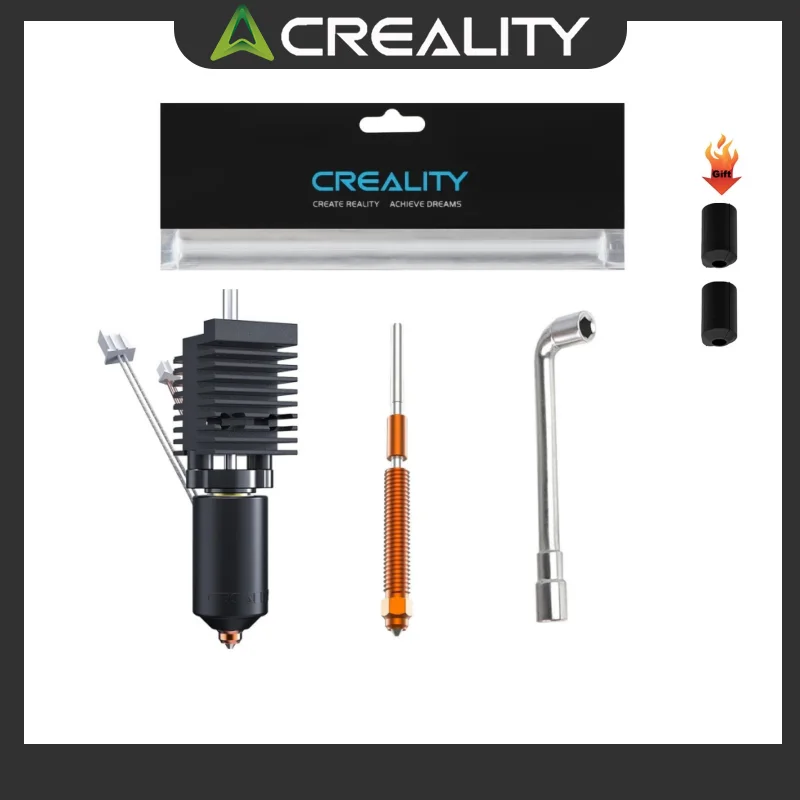 

Creality K2 Plus 0.4mm Ceramic Heating Block Hotend Kit, Send Two Silicone Sleeves As a Gift For Creality K2 Plus, K2 Plus Combo