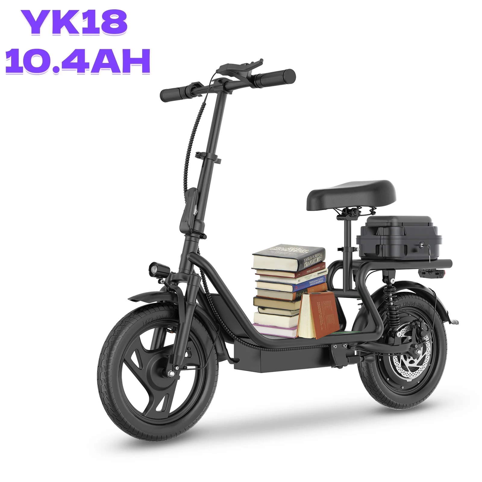 AOVOPRO YK18/YK18 PRO Elektrische fiets 40/100KM Ultra lang reisbereik Elektrische mountainbike Max. koppel Schijfrem Veiligheidsfiets