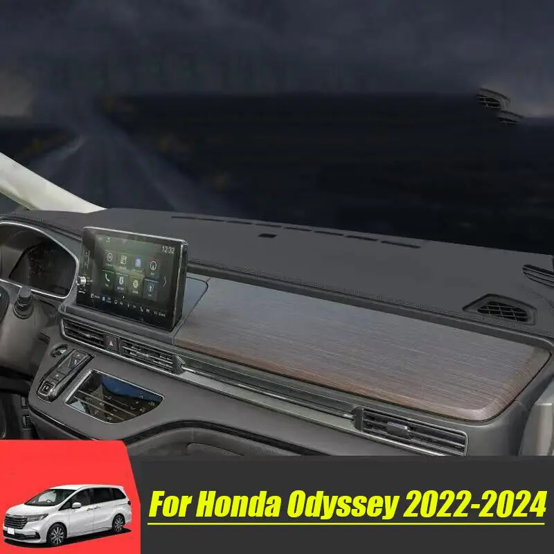 

For Honda Odyssey 2022-2024 Leather Dashboard Dash Protector Pad Mat Cover