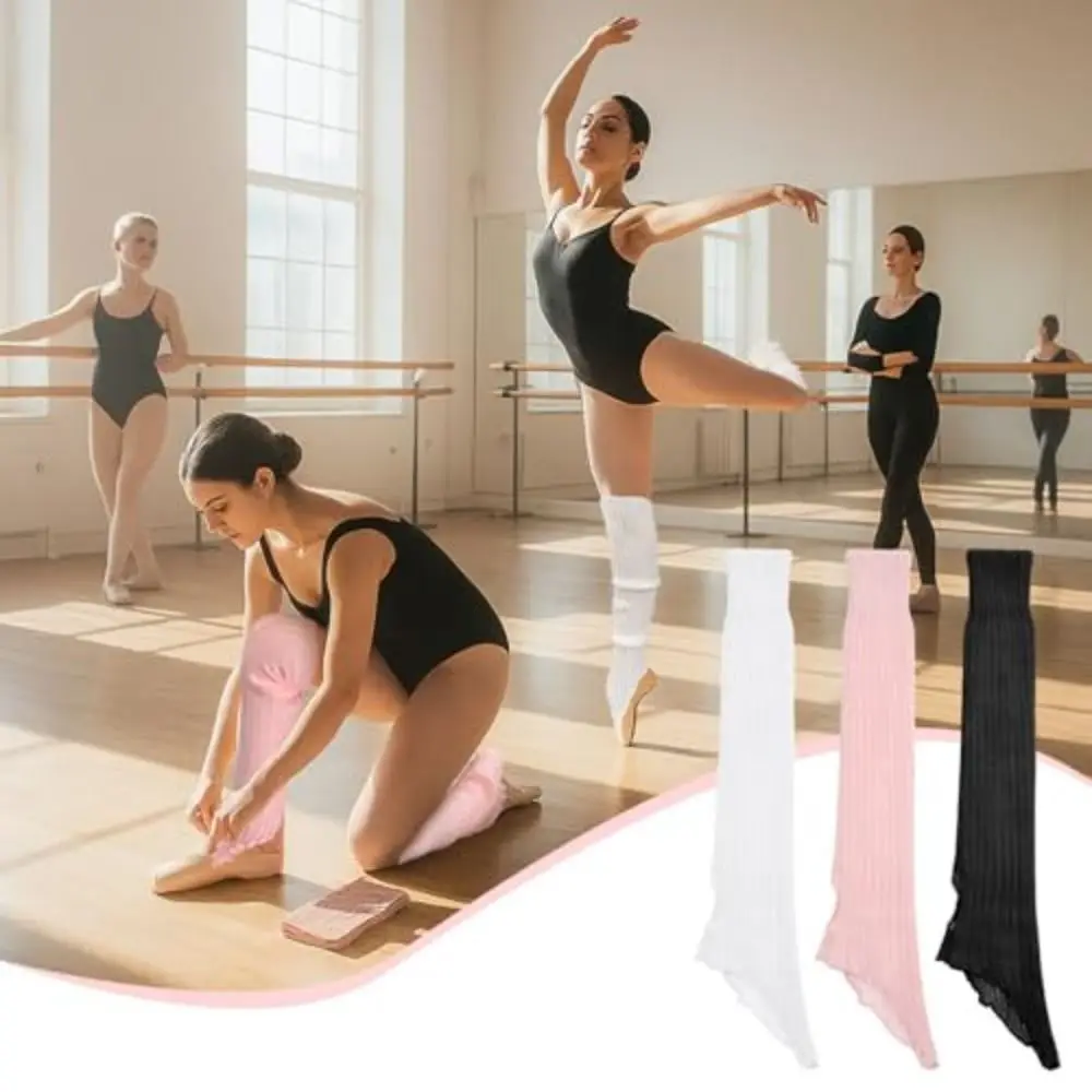 

New Girls Leg Warmers Ballet Leg Warmers Boot Covers Thickened Knitted Socks Ankle Length Pile Sock Daily Wear