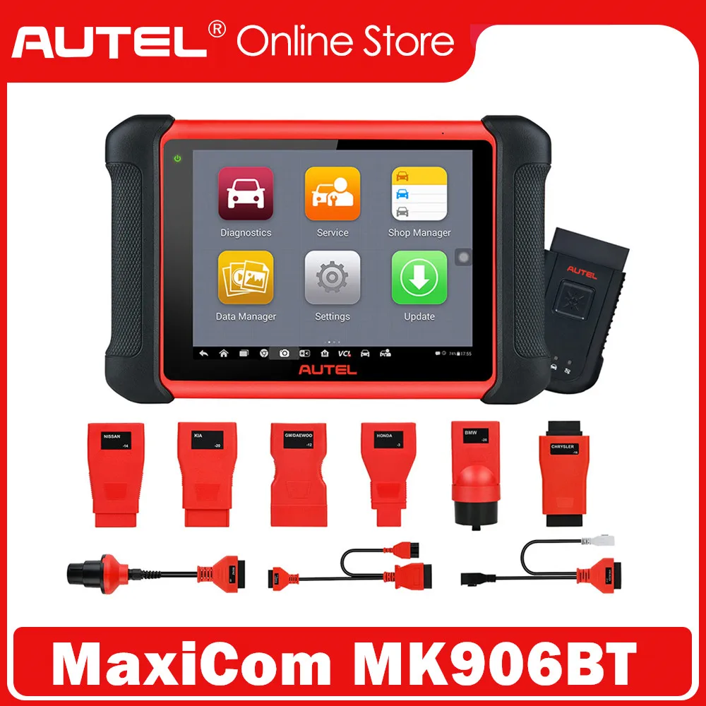 

Autel MaxiCOM MK906BT OBD2 диагностический сканер с VCI Box многоязычный обновленная версия Maxisys MS906BT