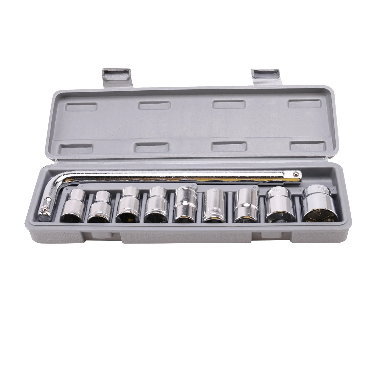 

10 Pcs 1/2 Socket Wrench Spanner Set Automobile Repair Tool Box Precision Sleeve Wrench