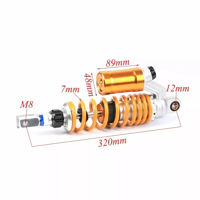 350 Damping Adjustment Retrofit for PCX125 PCX150 RFY TZ302-350 Shock Absorber