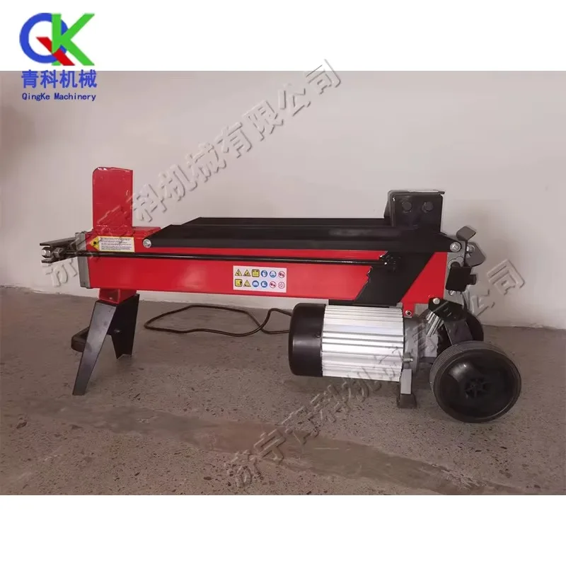 Electric Hydraulic Wood Splitting Machine Small Rural Fully Automatic Wood Splitting Machine Lightweight Wood Breaking Machine