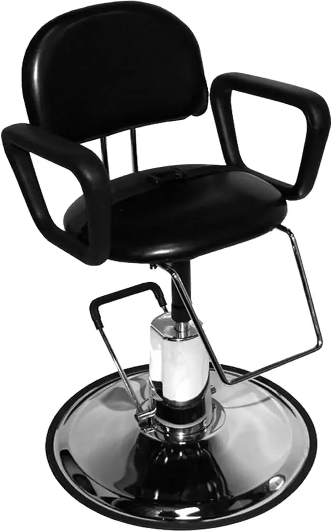 كرسي الحلاق الهيدروليكي لحزام الأمان للأطفال باللون الأسود #2