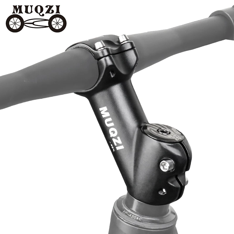 MUQZI 31.8 Bike Stem MTB Stem 45 Degree 65mm For 31.8mm Road Folding BMX Mountain Bicycle Handlebar