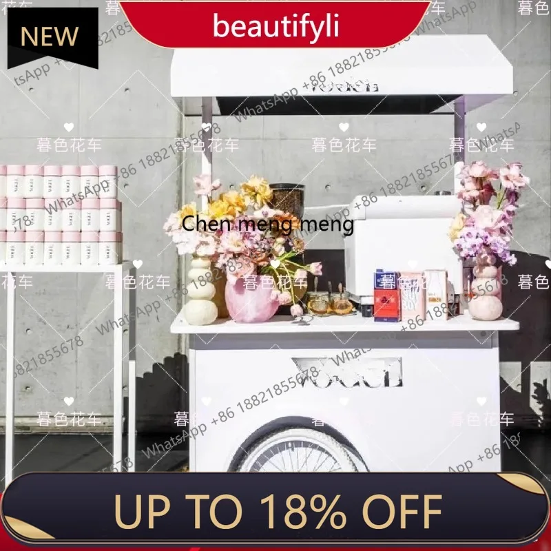 

P178 Iron float stall outdoor mobile float market stall snacks cold drink car