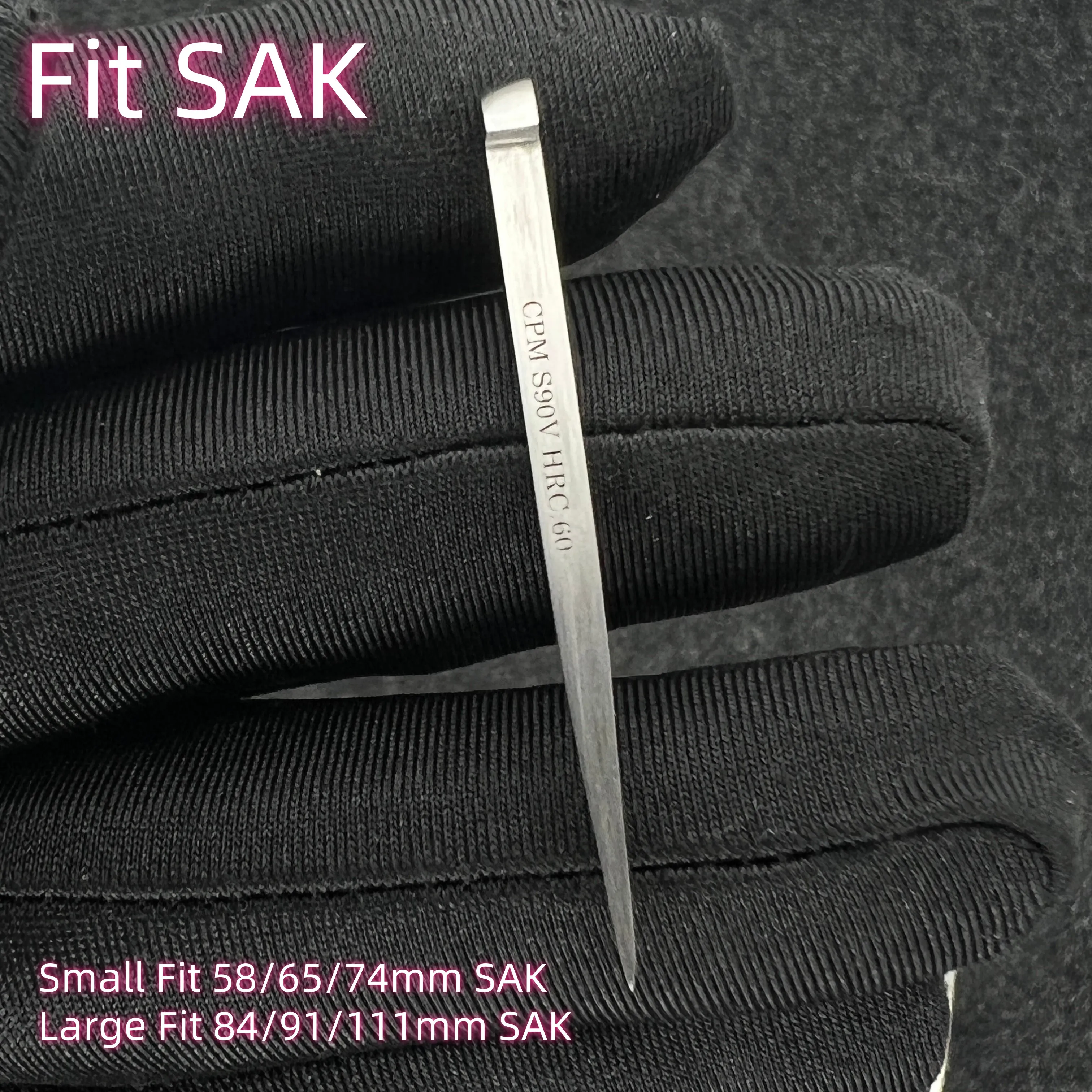 CPM S90V Steel Toothpick Pin Replacement Part For 58/65/74/84/91/111mm Victorinox Swiss Army Knife SAK DIY Accessories