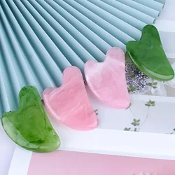 Scraping Massage Tools Natural Resin GuaSha Facial Beauty Firm Skin Care Face Gua Sha SPA Physical Therapy Gue Che 마사지