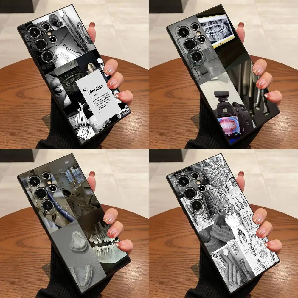 

Dentist Stomatologist Oral Teeth Tooth Phone Case For Samsung S25,S24,S21,S22,S23,S30,Ultra,S20,Plus,Fe,Lite,5G Black Box