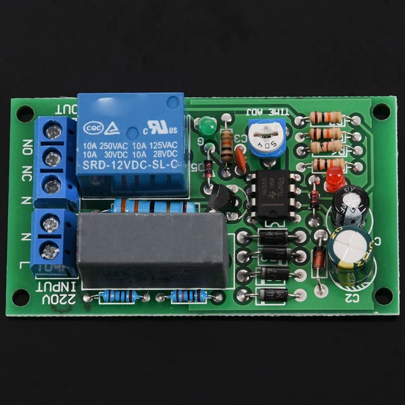 4X 220V Relay Board, Power On, Time Delay, Circuit Module, Corridor Switch, Stair Light, D1B5