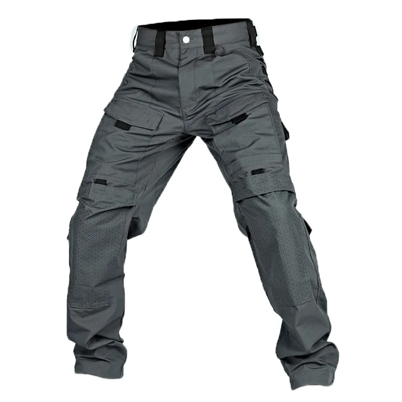 Tactical Pants For Men Casual Multi-Pockets Cargo Trousers Quick Dry Outdoor Waterproof Work Trousers Wear-Resistant Overalls