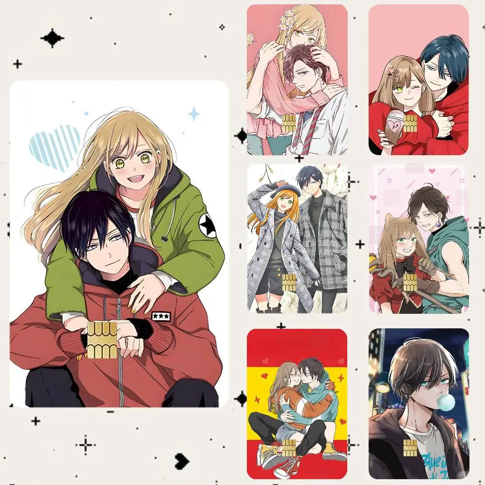 My Love Story with Yamada-kun at Lv999  HD Waterproof Card Skins Protective Stickers for Credit Bank Game Cards