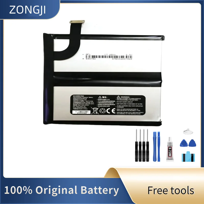 

Новая совместимая батарея ZONGJI для GPD P2 Max / MicroPC / Win Max / Win3 654793-2S, 4600 мАч, аккумуляторы + инструменты