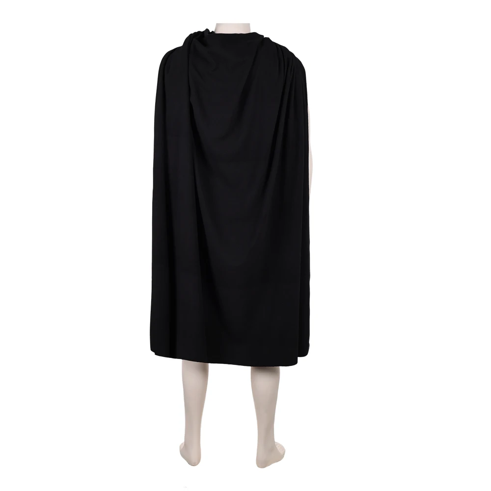 Capa de Cosplay de Din Djarin para Hombre, Capa Negra de Fantasía para Juego de Rol, Disfraz de Película, Manto para Adultos, Traje para Halloween, Carnaval y Fiestas