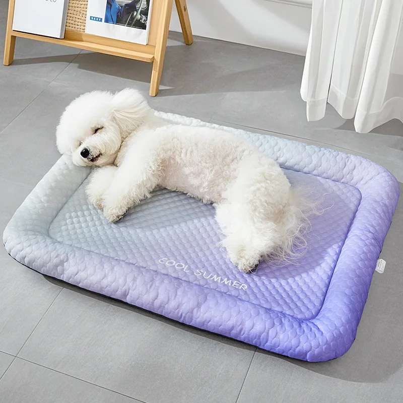 

Summer pet ice silk dog bed cooling house, cat bed, dog mat, pet bed, pet ice mat