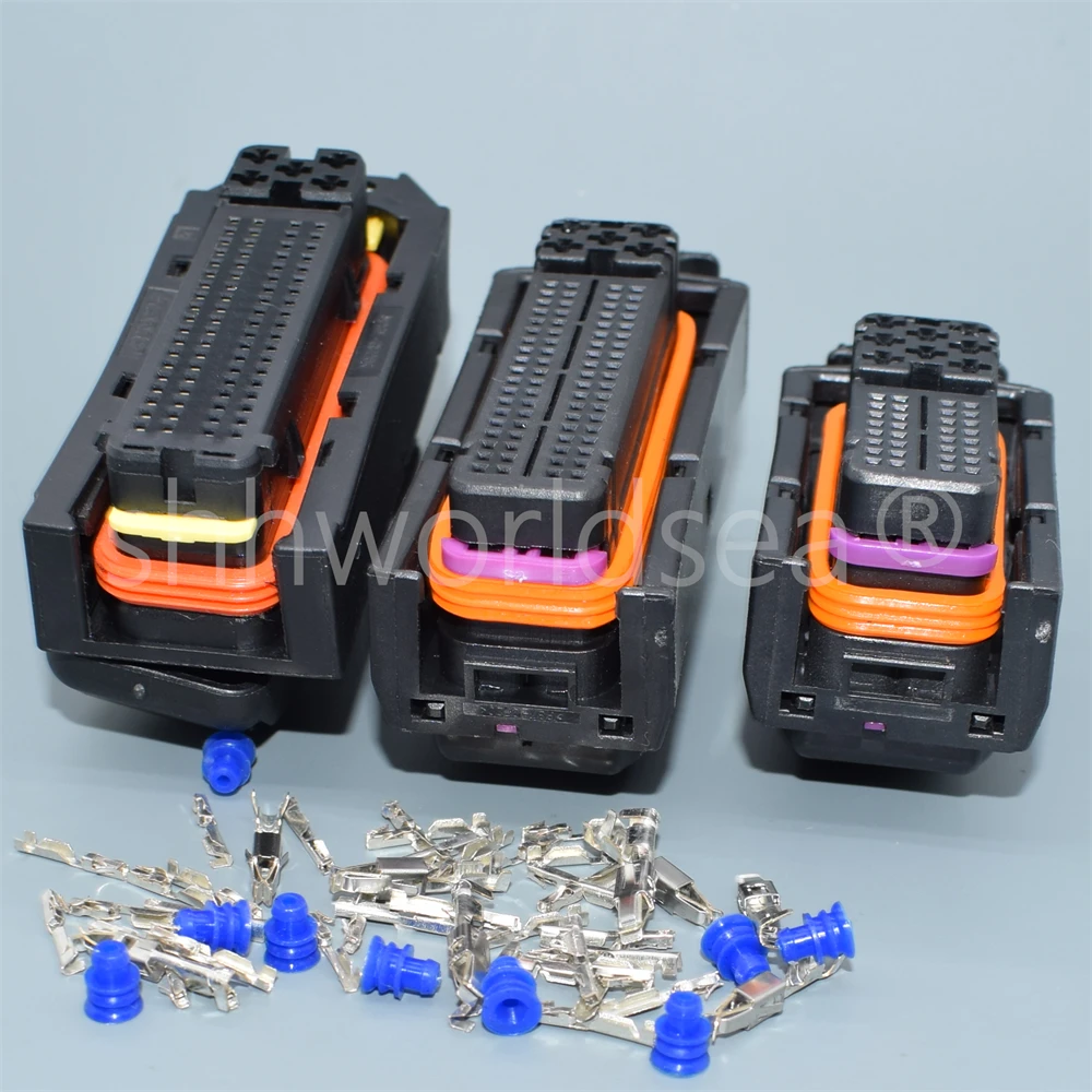 shhworldsea 1set 81 Pin 40pin VW ECU Automotive Connector 368376-1 Electrical Auto Wiring Plug 1J0906385C 1J0 906 385C