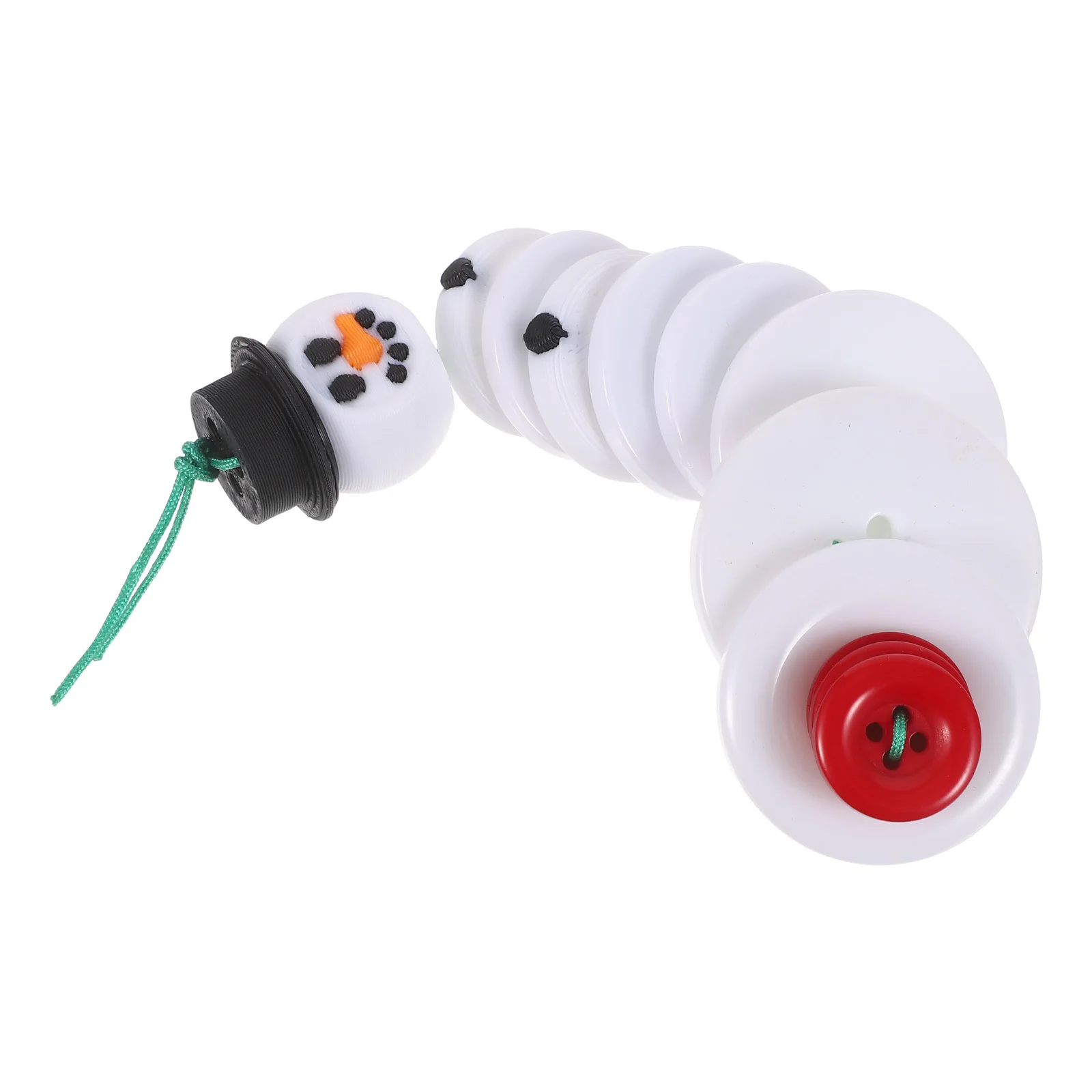 

Christmas Tree Hanging Ornaments DIY Button Snowman Craft Kit for Holiday Decorations Classroom Crafts Xmas Tree Decoration