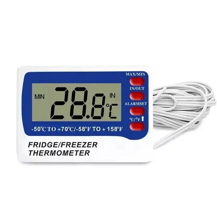 High /Low Temperature Alarm  Thermometer Digital Fridge Freezer Thermometer