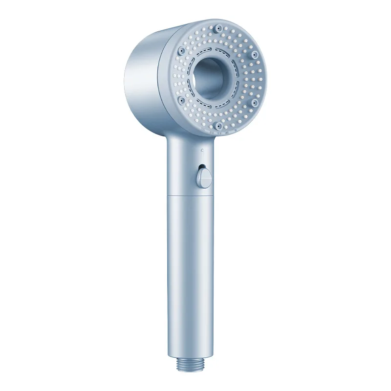 Super Turbo Air Booster Household Shower Nozzle Bathroom Bath Pressurized Large Water Output with Filter Shower Head Showerhead