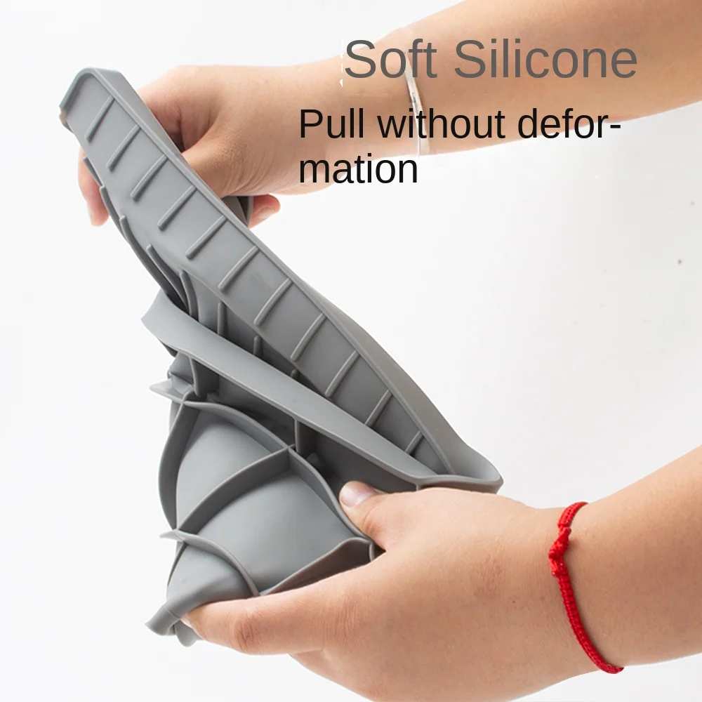 Tappetino di scarico in silicone portatile antiscivolo 45 cm allungabile lavello paraspruzzi accessori per rubinetti supporto per lavello da cucina arredamento per fattoria