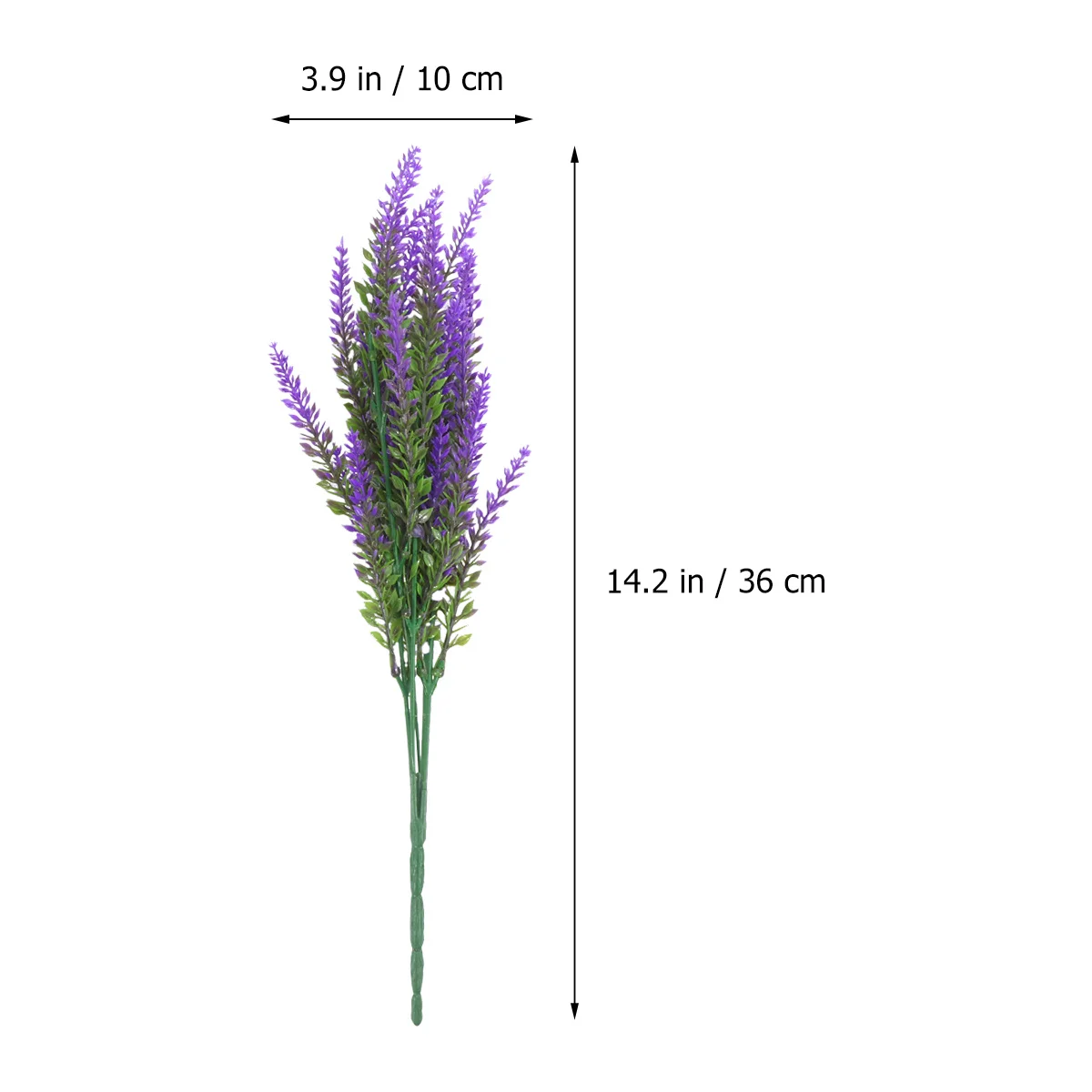 

6Pcs Artificial Lavender Flowers Realistic Simulation Decoration for Home Office Wedding Party Bouquet Purple Plastic Lifelike
