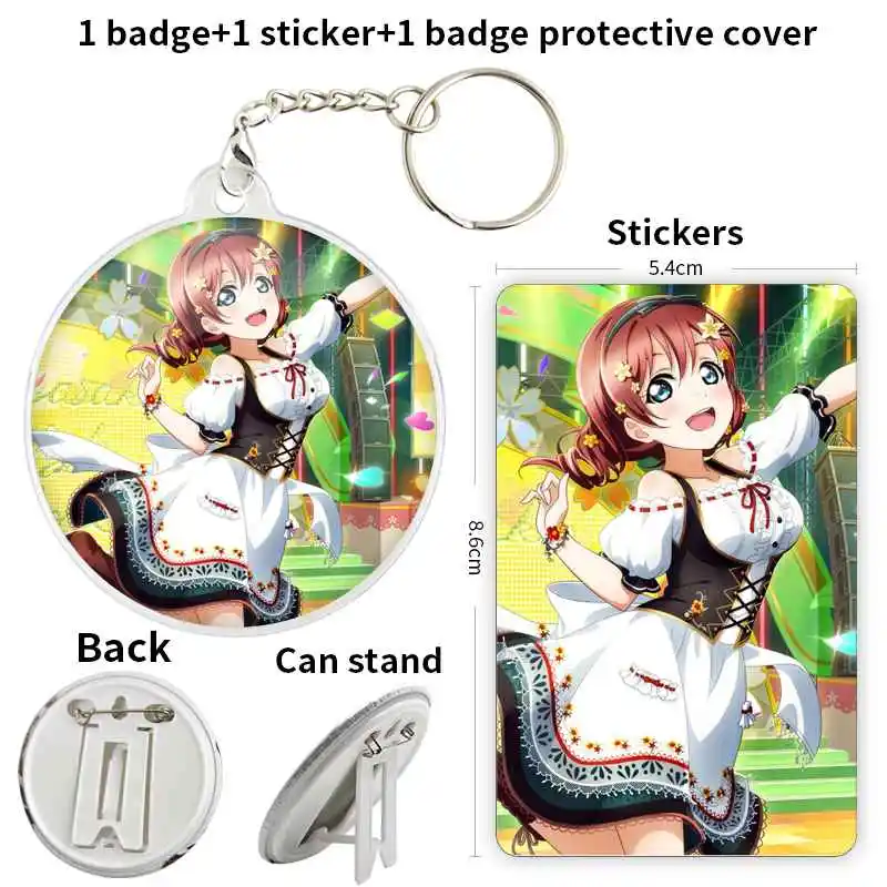 Emma verde Spiel Anime Charakter Abzeichen Brosche Anker Peripherie geräte Pin Schult asche Schmuck Hut Cosplay 58mm Brust Tag Anhänger