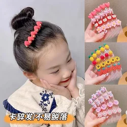 Cute Girls Hair Clips Baby Insert Comb Children Hair Organizer Cartoon Bangs Ornament Little Girl Headwear Kids Hair Accessories