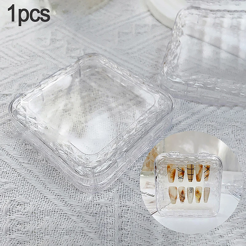 Transparent Manicure Box Storage Box Volume Lash Extension Display Eyelash Extension Glue Pallet Holder Storage Box