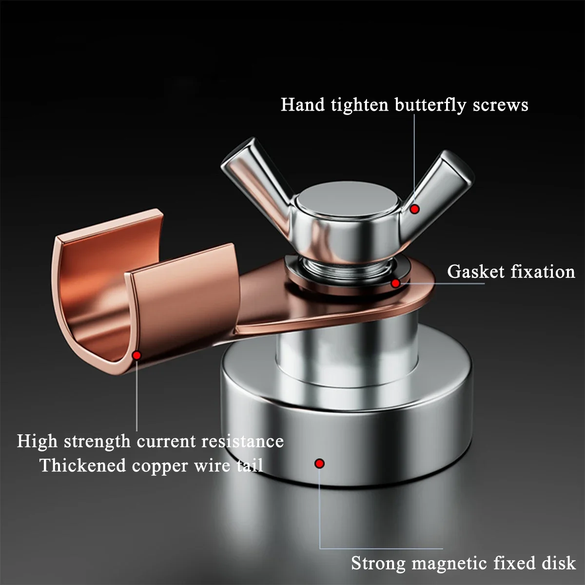 1pc Welder Welding Strong Magnetic Grounding Tool, a Special Strong Magnetic Grounding Tool for Strong Single Head Welding