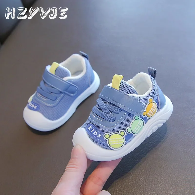 Spring and Autumn Baby Anti Slip Soft Sole Walking Shoes Opportunities Shoes Boy\'s and Girl\'s Mesh Upper Breathable Casual Shoes