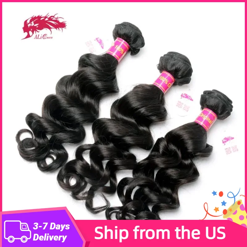 

Ship from usa 3/4pcs Brazilian Raw Virgin Hair Weave Bundles 8"~34" Natural Color Natural Wave Hair Human Hair Weaving
