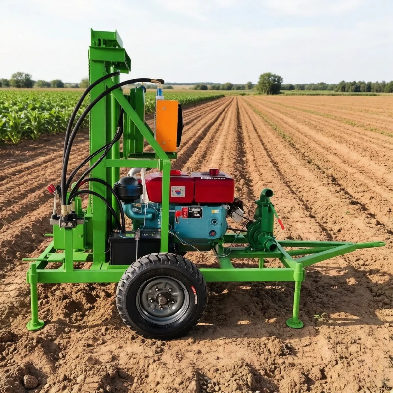 

Hot Selling Portable Bore Well Drilling Rig Mini Deep Water Well Drilling Machine 100m 200m Rotary Drill Equipment For Sale